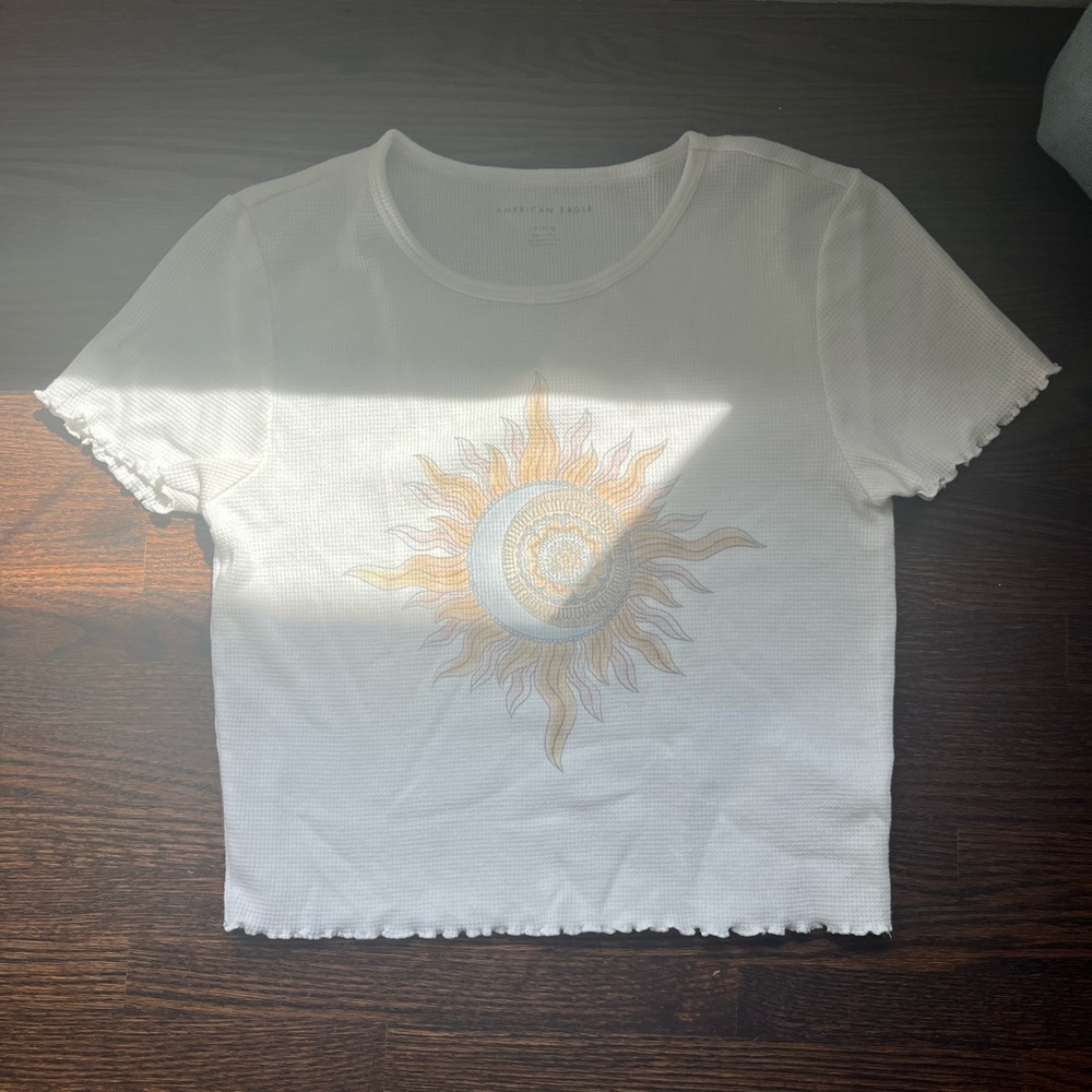 Like new American eagle waffle tee
